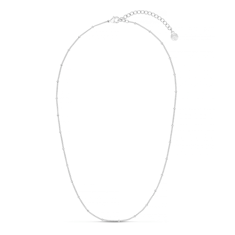 Orelia Satellite Chain Silver Necklace - Short