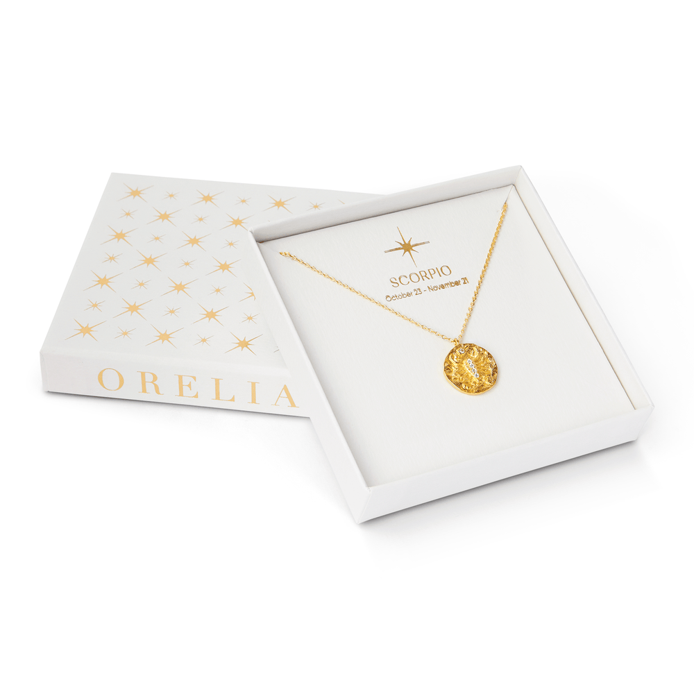 Orelia Scorpio Zodiac Necklace