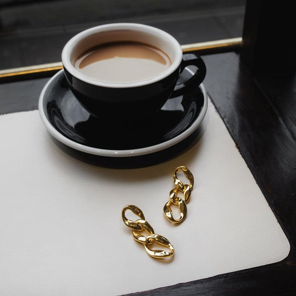 Orelia Statement Chain Drop Earrings