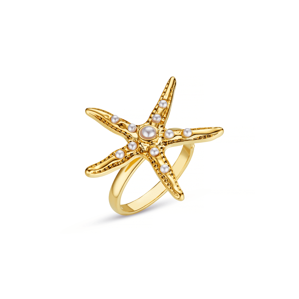 orelia Statement Embellished Starfish Ring