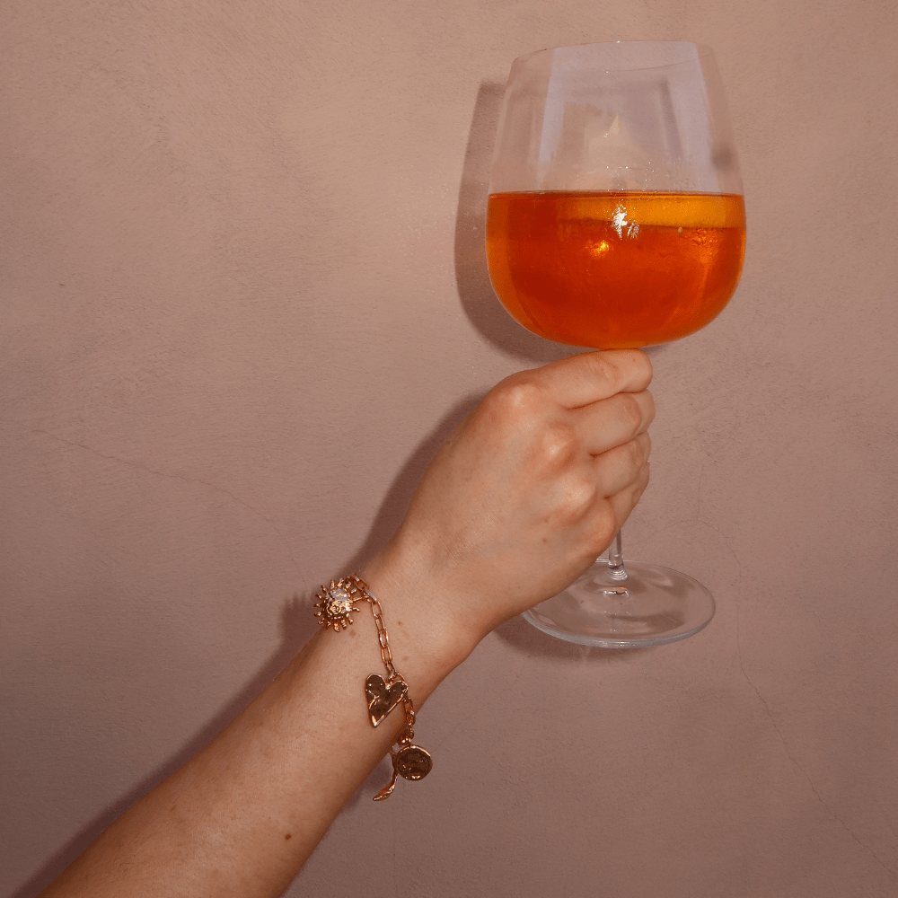 Orelia Statement Molten Charm Bracelet