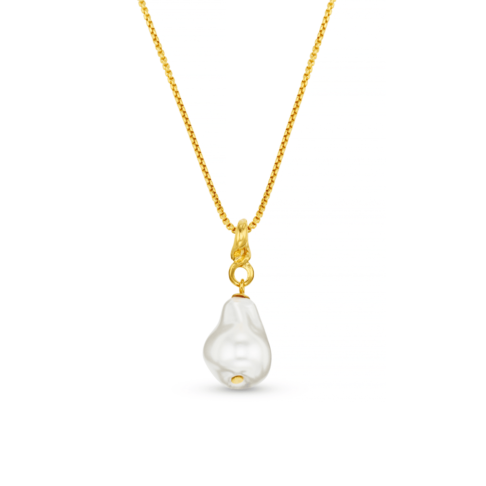 orelia Statement Pearl Drop Necklace