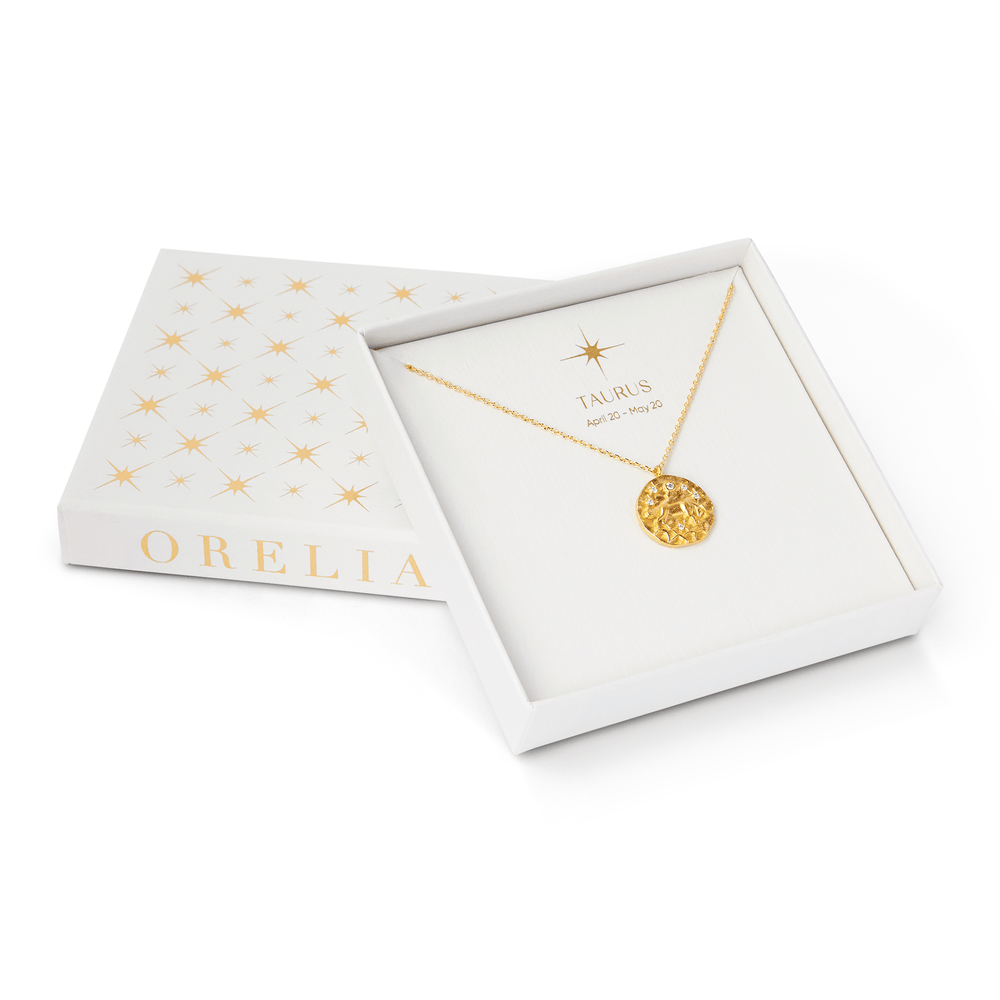 Orelia Taurus Zodiac Necklace