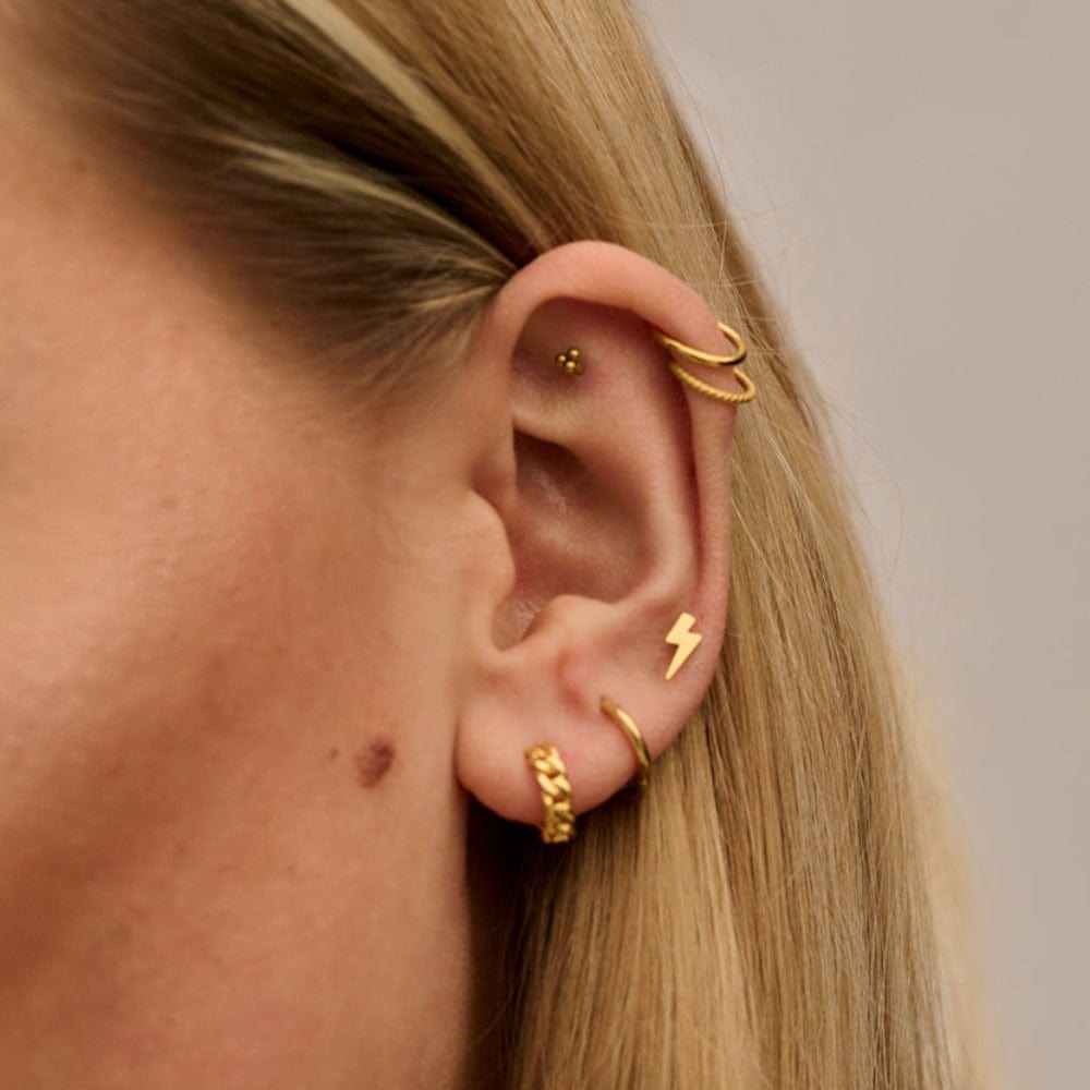 Orelia Trinity Cluster Labret - Gold