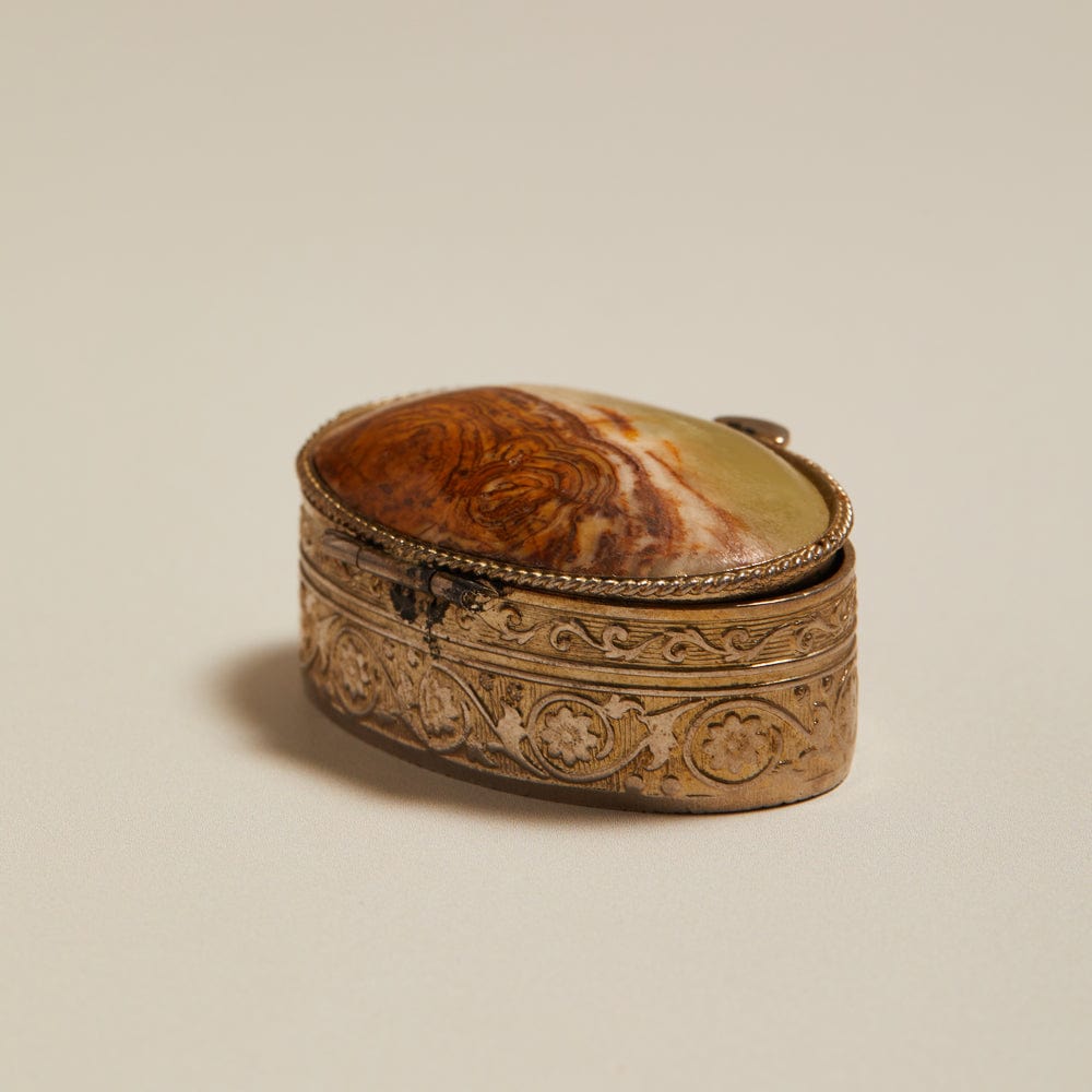 orelia Vintage Marble Pill Box