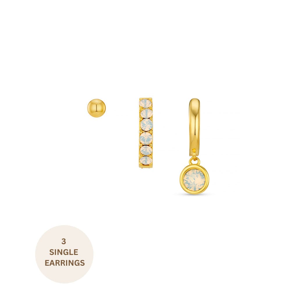 orelia White Opal Ear Party Made With Swarovski® Crystals