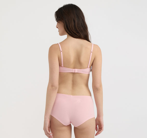 Organic Basics Core Icon Balconette Bra Marshmallow Pink
