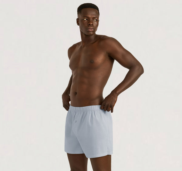 Organic Basics Core Icon Boxer Shorts 2-pack Cloudy Blue