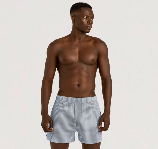 Organic Basics Core Icon Boxer Shorts 2-pack Cloudy Blue