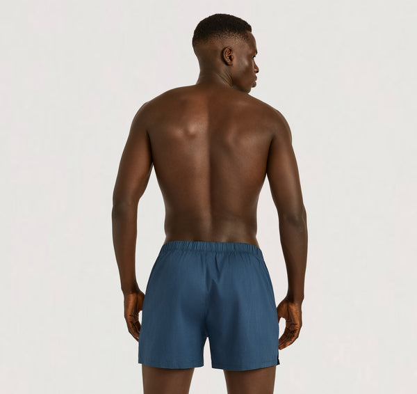 Organic Basics Core Icon Boxer Shorts 2-pack Midnight Blue