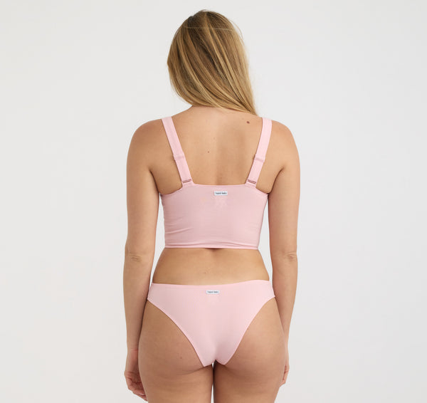 Organic Basics Core Icon Brazilian Briefs Marshmallow Pink