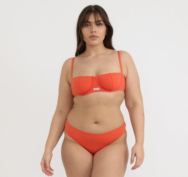 organic basics Core Icon Brazilian Briefs Vibrant Red