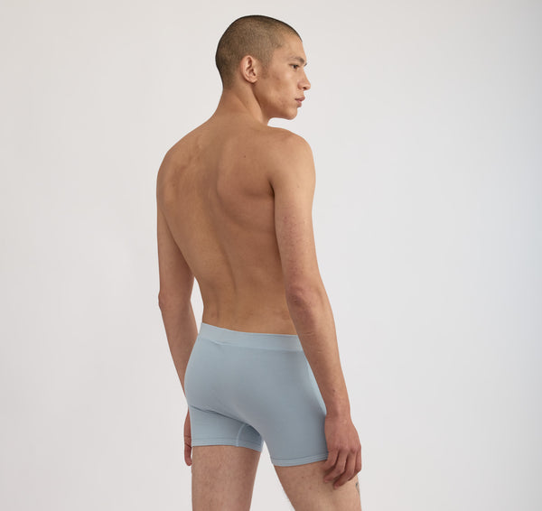 Organic Basics Core Icon Rib Trunks 3-Pack Grey Melange