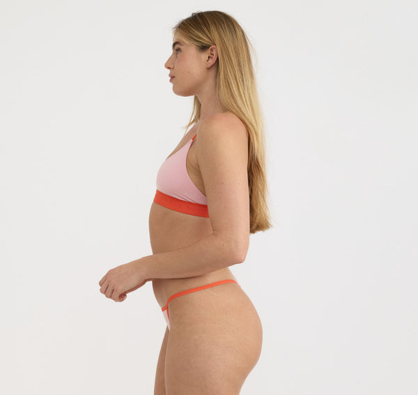 Organic Basics Core Play String Thong Marshmallow Pink