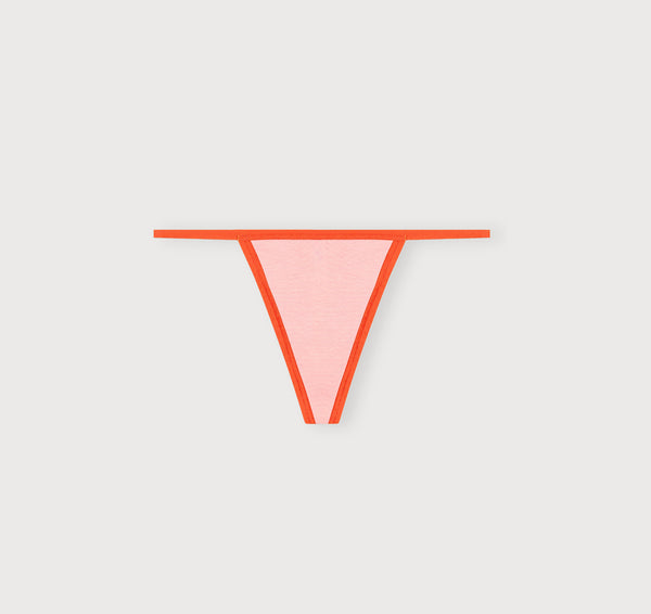 Organic Basics Core Play String Thong Marshmallow Pink