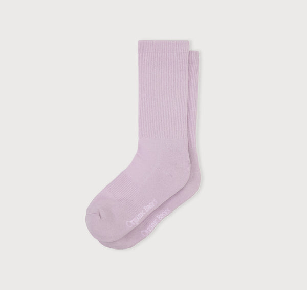 organic basics Core Tennis Crew Socks 3-pack Soft Lilac