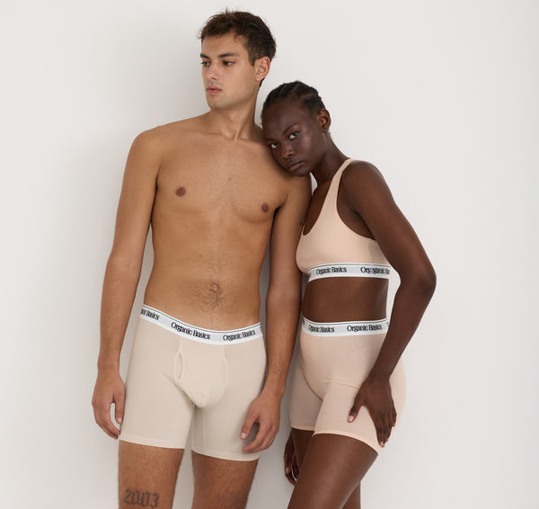 Organic Basics Easy Boyfriend Boxer Briefs Himalayan Salt