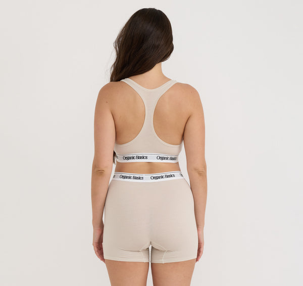 Organic Basics Easy Boyfriend Boxer Briefs Sandstone