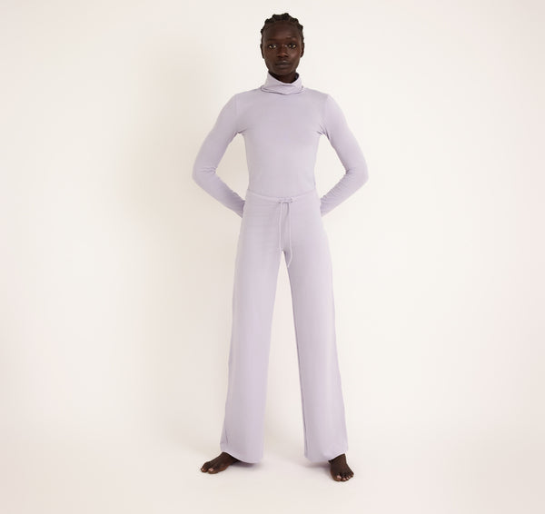 Organic Basics Everyday Straight Leg Pants Soft Lilac