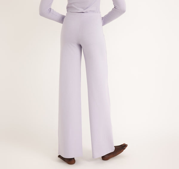 Organic Basics Everyday Straight Leg Pants Soft Lilac