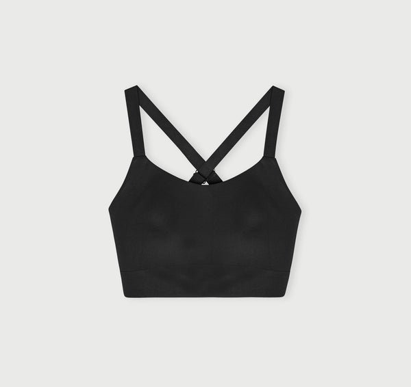 Organic Basics Active Cross Back Bra Black