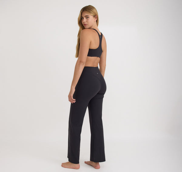 Organic Basics Active Flare Leggings Black
