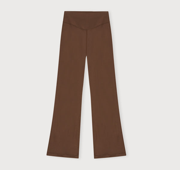 Organic Basics Active Flare Leggings Walnut