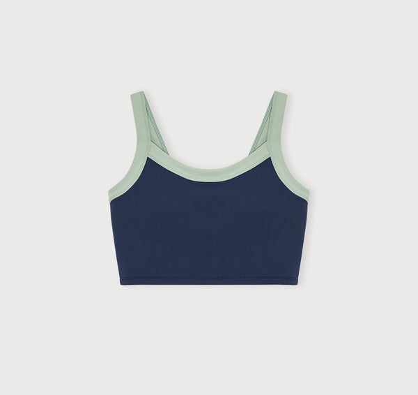 organic basics Active Flow Bra Night Sky