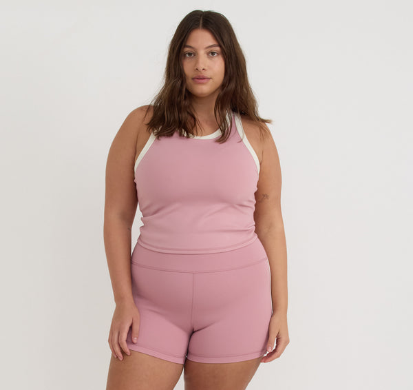 organic basics Active Flow Tank Top Canyon Pink