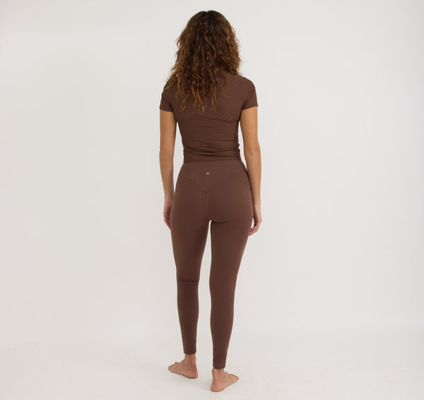 Organic Basics Active Leggings Walnut