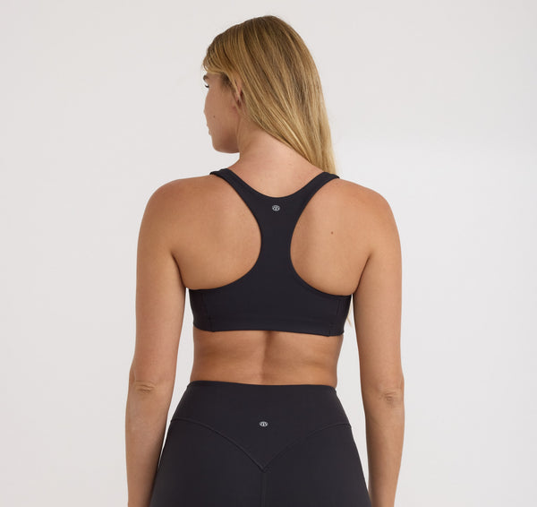 Organic Basics Active Racer Back Bra Black