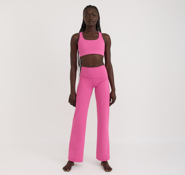 Organic Basics Active Racer Back Bra Pink