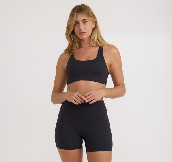 organic basics Active Run Shorts Black