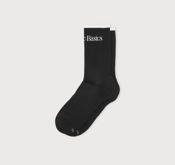 Organic Basics Active Tennis Socks Black
