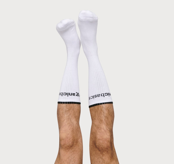 Organic Basics Active Tennis Socks White
