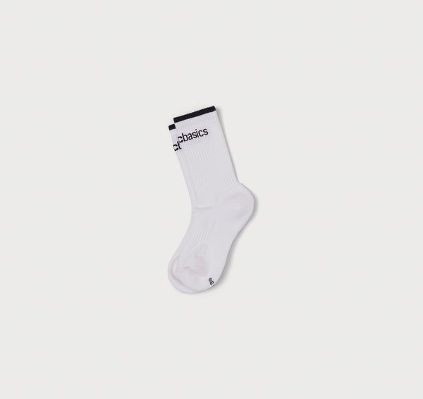 Organic Basics Active Tennis Socks White