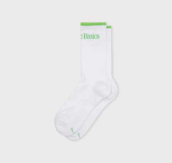 Organic Basics Active Tennis Socks White