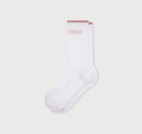 Organic Basics Active Tennis Socks White
