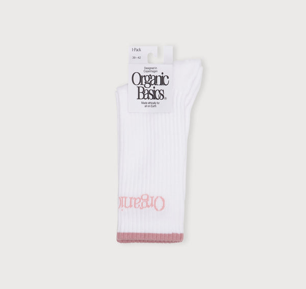 organic basics Active Tennis Socks White