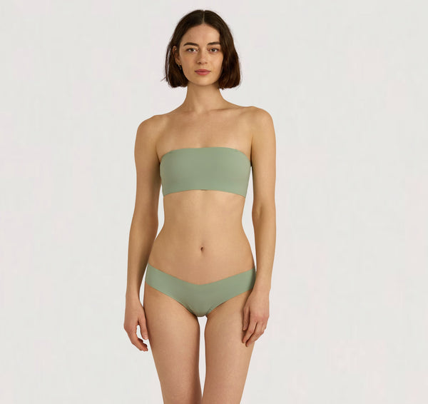 Organic Basics Bare Bandeau Bralette Sage
