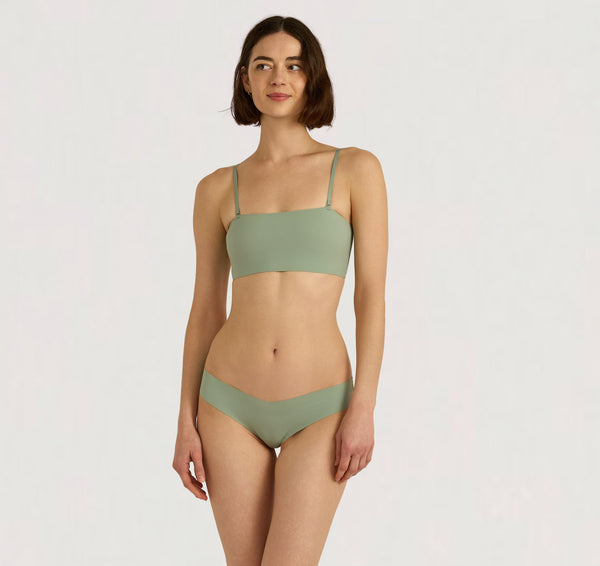 Organic Basics Bare Bandeau Bralette Sage