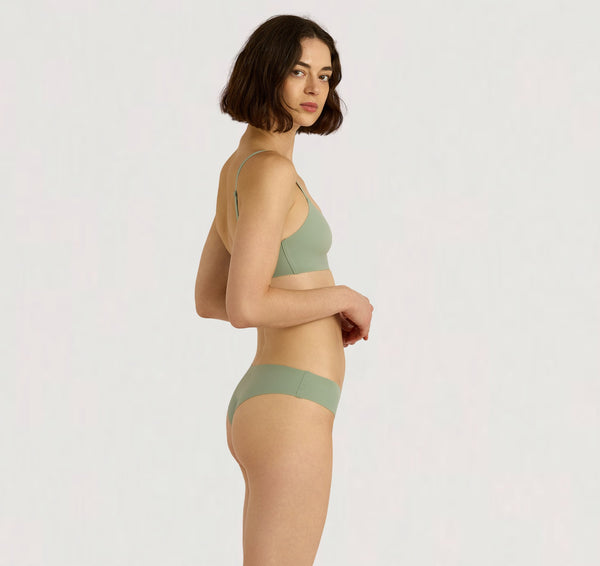 Organic Basics Bare Bralette Sage