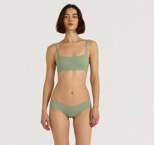 organic basics Bare Bralette Sage
