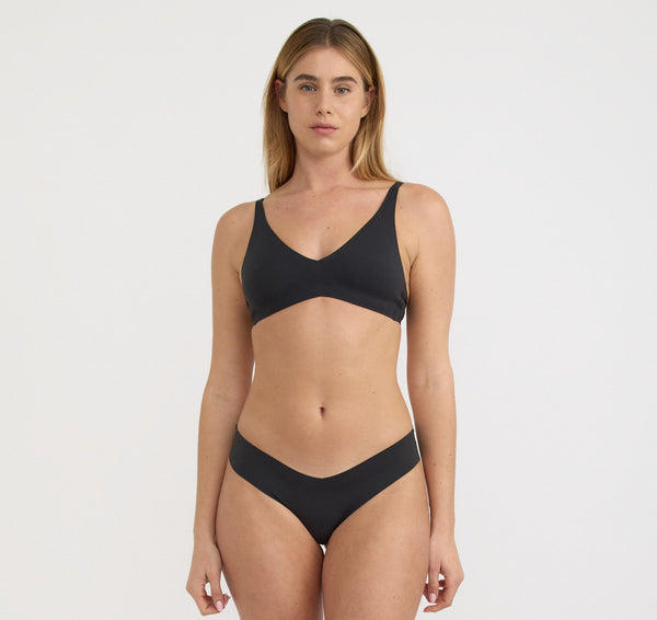 organic basics Bare Cheeky Briefs Black