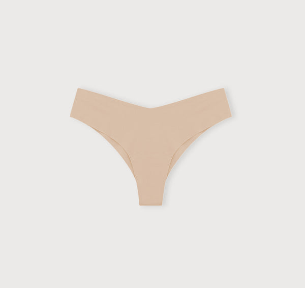 organic basics Bare Cheeky Briefs Hazelnut