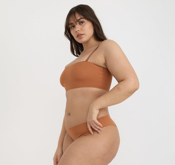 organic basics Bare Cheeky Briefs Wood