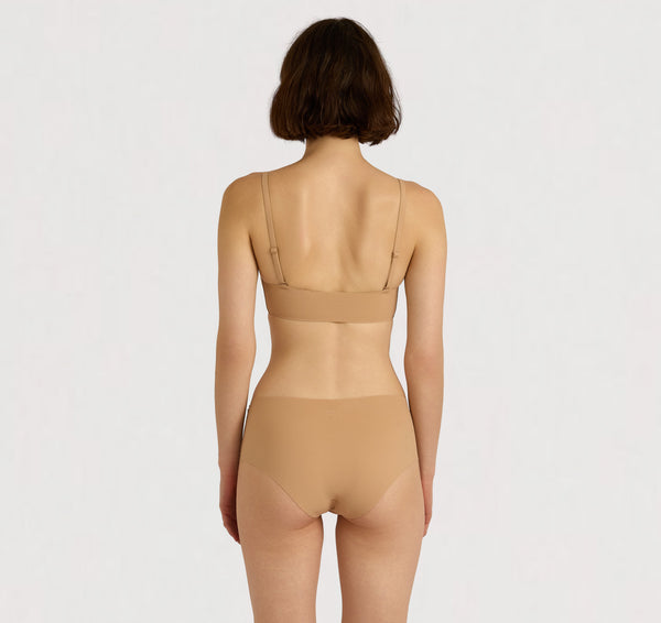 Organic Basics Bare High-rise Briefs Hazelnut