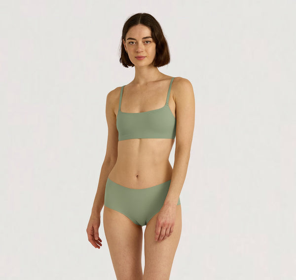 Organic Basics Bare High-rise Briefs Sage