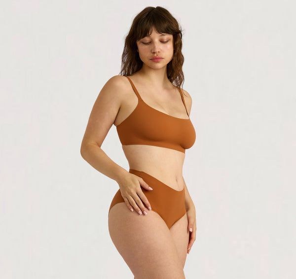 Organic Basics Bare High-rise Briefs Wood