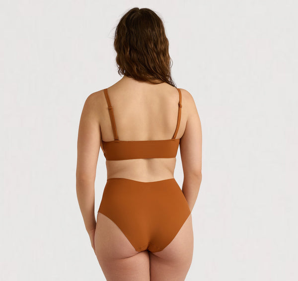 Organic Basics Bare High-rise Briefs Wood